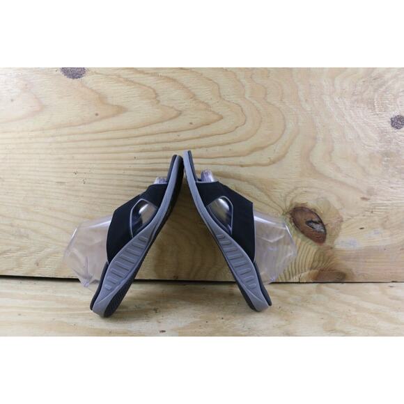 New Spenco Sandals Mens 12B Black Kholo Plus Orthotic Slides - Picture 3 of 6